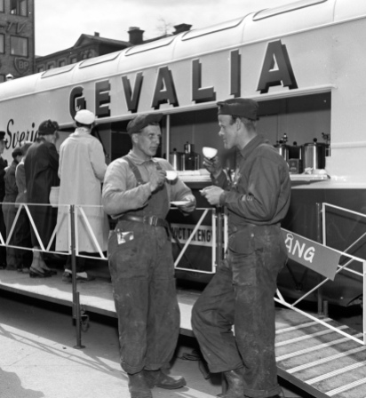 Gevalia coffee bus 1956